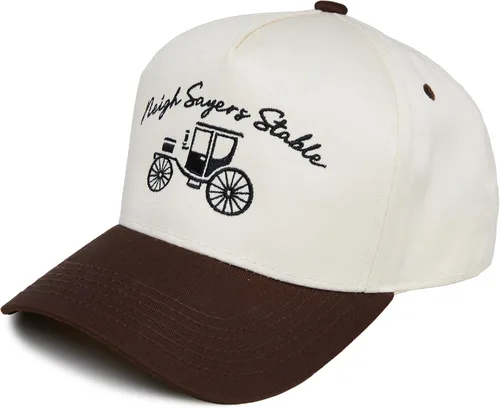 Vista 82 de Funky Junque Gorra de béisbol de 2 tonos para camionero adulto Misbehavin' - Leopardo/Beige