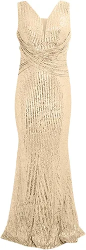 Vista 3 de Vestidos de lentejuelas para Mujer, Vestidos Fiesta Boda Purpurina Brillante, Cintura Delgada, Vestido Fiesta de Cóctel