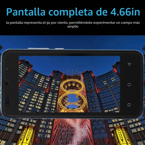 Vista 2 de Cuifati Teléfono inteligente desbloqueado, pantalla HD de teléfonos celulares de 4.66 pulgadas, teléfono inteligente Android desbloqueado de Azul