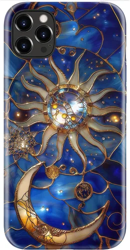 Vista 96 de LUMARKE Funda para iPhone 14/iPhone 13, lindo Y2K floral, carga inalámbrica Mosaico Tortuga Shell