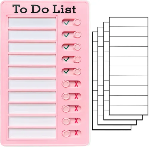 Vista 9 de Tabla de tareas para niños, lista de tareas, tabla de rutina diaria y lista de verificación de planificación y tabla de planificación portátil