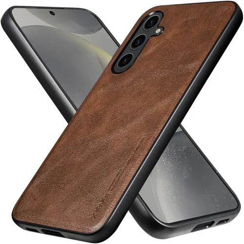 Vista 105 de X-level Funda para Samsung Galaxy Z Flip 6, delgada funda delgada de piel sintética para teléfono, TPU suave, a prueba de golpes, protección Negro
