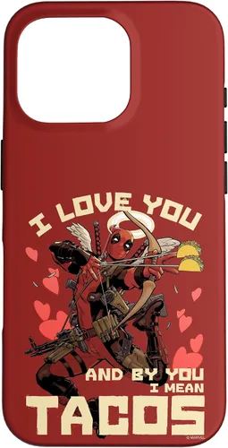 Vista 44 de Marvel Deadpool I Love You and by You I Mean Tacos - Carcasa para iPhone 17