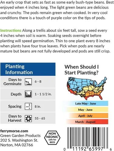 Vista 3 de Ferry-Morse Edición Online Bean Jack's Magic Pole Seed Multipack - Paquete de 7 (exclusivo de Fery-Morse)