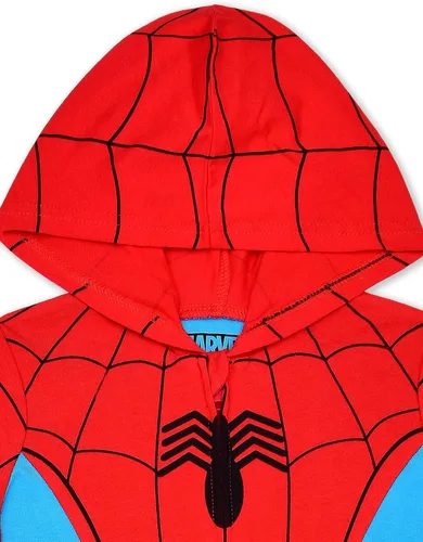 Vista 3 de Marvel Hulk, Capitán América, Iron Man o Spiderman - Body con capucha para niños y niños pequeños