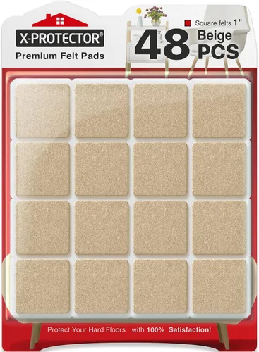 Vista 9 de X-PROTECTOR Almohadillas de Fieltro para Muebles - 32 PCS de 1 1/2" Protectores de Piso para Patas de Sillas y Muebles - ¡Protege Tus Pisos