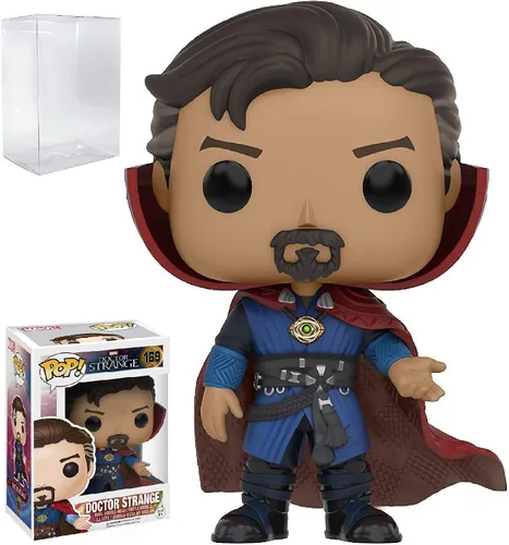 Vista 5 de POP Marvel: Doctor Strange - Dr. Strange Funko Pop! Figura de vinilo (con funda protectora compatible con Pop Box), multicolor, 3.75 pulgadas