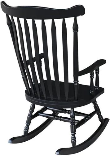 Vista 2 de International Concepts Williamsburg Rocker Antique Black
