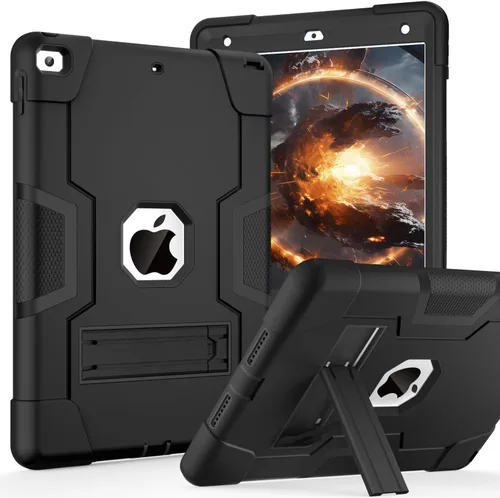 Vista 12 de Cantis - Funda para iPad de 9.ª generación/ 8.ª generación/ 7.ª generación, funda protectora resistente a los golpes con construcción robusta