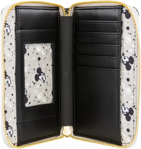 Vista 3 de Loungefly Disney Archives Mickey Mouse Moon Moon Wallet exclusivo de Tienda