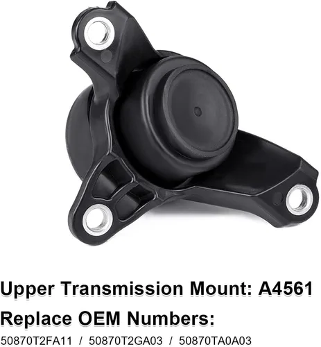 Vista 6 de JDMON 5 piezas de repuesto para motor de motor y montaje Trans para Honda Accord 2.4L 2008-2012, Acura TSX 2009-2013 (transmisión automática)