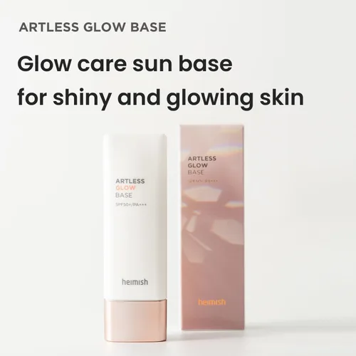Vista 2 de HEIMISH Artless Glow Base 1.35 fl. oz/40 ml, Base de Maquillaje Multiusos, Primer, Iluminador, Tono de Rostro con Protector Solar para el rostro