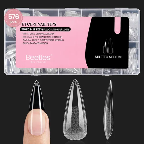 Vista 18 de Beetles - Pegamento de uñas súper fuerte de 0.35 onzas para uñas a presión, no necesita lámpara UV Pegamento de uñas semisólido de secado rápido