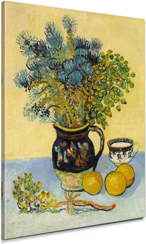 Vista 11 de IPIC - Campo de trigo con cuervos, reproducción artística de Vincent Van Gogh. Lienzo de giclée para decoración del hogar 10#F (20 x 16)