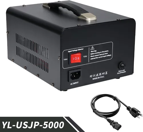 Vista 5 de 120V a 100V US al convertidor de voltaje de Japón paso abajo/hacia arriba transformador