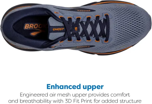 Vista 4 de Brooks Ghost 15 Neutral Tennis de correr para hombre