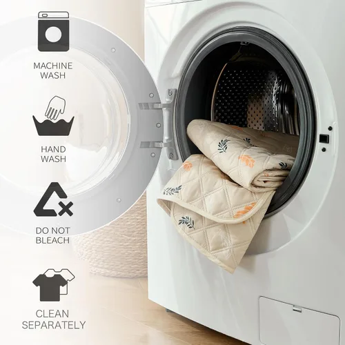 Vista 7 de Funda reversible para cama de perro con forro impermeable, funda deslizable resistente al agua, protector de muebles y manta para mascotas, funda