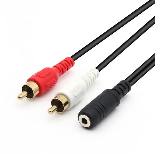 Vista 8 de QiCheng&LYS Cable de video RCA a RCA AV, 3RCA macho a 3RCA macho, cable AUX de audio estéreo para teléfonos inteligentes, MP3, tabletas, altavoces
