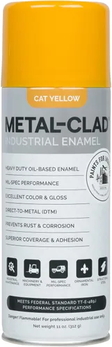 Vista 40 de Pinturas para la industria Esmalte industrial, Pintura en aerosol - Maquinaria de hierro de metal de acero - 1 lata (aluminio metálico) 9-S-1423