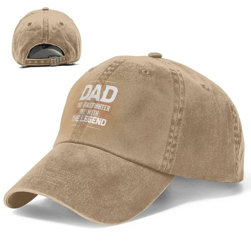 Vista 8 de Firefighter The Myth The Legend Baseball Cap for Men Women Hats Adjustable Vintage Washed Cotton Dad Hat