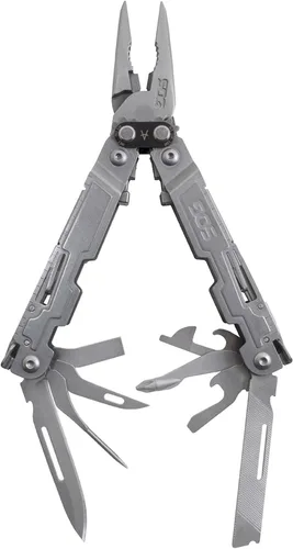 Vista 7 de Multiherramienta SOG PowerAccess versátil, ligera, de una mano, apta para el día a día, de bolsillo, de acero inoxidable para el campo 18 Negro