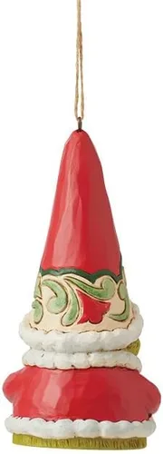 Vista 2 de Enesco Dr. Seuss Grinch por Jim Shore Gnomo Santa Grinch - Adorno colgante de resina hecha a mano, figuras de Navidad coleccionables, decoración