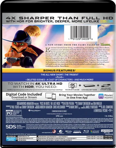 Vista 3 de Puss in Boots: The Last Wish - Collector's Edition 4K Ultra HD + Blu-ray + Digital [4K UHD]