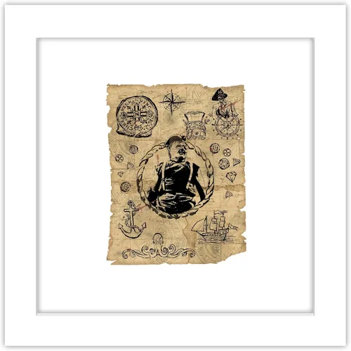 Vista 10 de Trends International Gallery Pops The Goonies - Póster de pared de mapa del tesoro, 12.00 x 12.00 pulgadas, versión sin marco