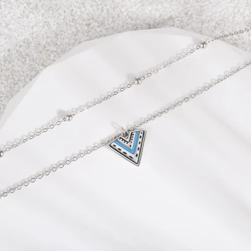 Vista 80 de CHIC & ARTSY Tobilleras de plata de ley S925 para mujer, pulsera de tobillo ajustable multicapa para playa, joyería de verano para mujer, de 10 a 11