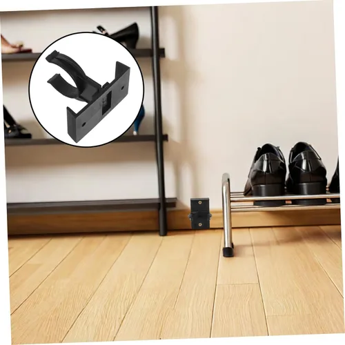 Vista 8 de Angoily 10 juegos de hebilla de pie de ajuste para decoración de café, patas de mesa, patas ajustables para muebles, patas de muebles, clips