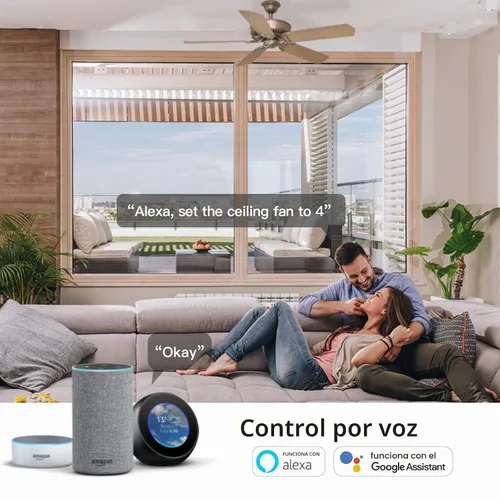 Vista 4 de TREATLIFE Interruptor de ventilador inteligente, interruptor de ventilador de 4 velocidades para ventilador de techo, requiere cable neutro, control