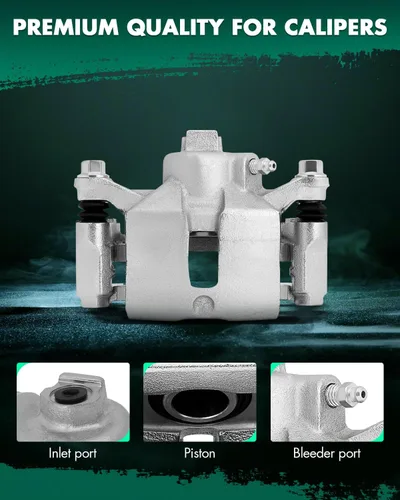 Vista 4 de SCITOO - Conjunto de pinza de freno de disco trasera izquierda con soporte para Buick, para Chevy, Oldsmobile, para modelos Pontiac - Para Allure