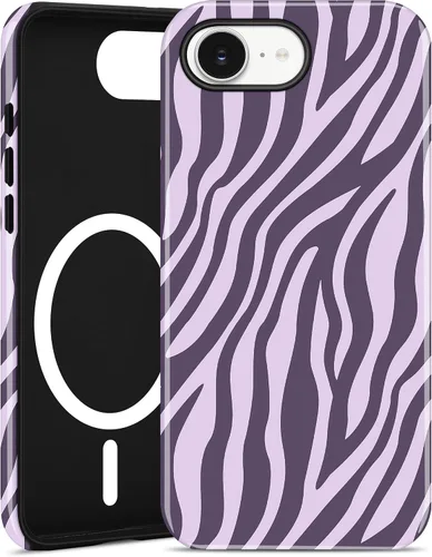 Vista 118 de Jusy Funda magnética Zebra para iPhone XR, color negro