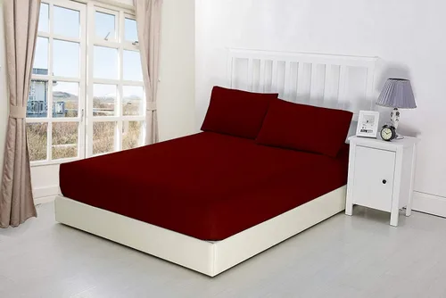 Vista 6 de Sábana bajera ajustable individual de 600 hilos suave de tejido satén de 100% algodón, color blanco, sábanas refrescantes de bolsillo profundo, se
