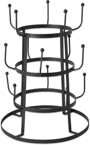 Vista 8 de Home Traditions - Soporte para encimera o despensa de 3 niveles para tazas de café, vasos y tazas
