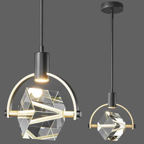 Vista 13 de Lámpara colgante de techo para isla de cocina, moderna mini luz colgante LED integrada, lámpara colgante de cristal en negro, dormitorio, comedor