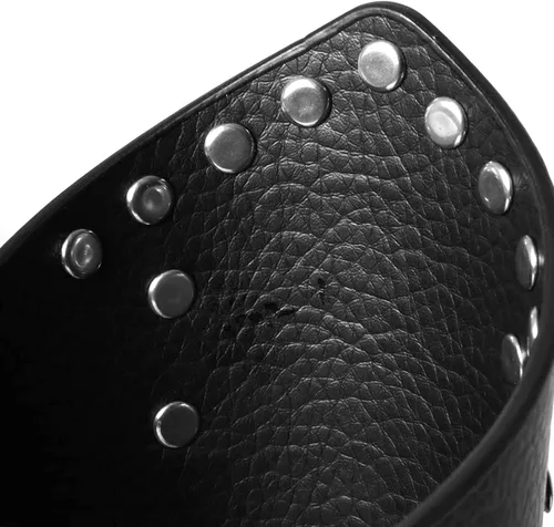 Vista 4 de Manfnee Guantelete de cuero Pulsera Armadura de muñeca Brazo de cuero Guardsr Brazo Armadura ajustable