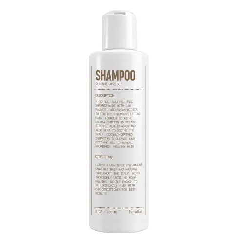 Vista 11 de Blu Atlas - Champú natural para hombres, sin sulfato para todo tipo de cabello, 15 ingredientes, sin relleno, ayuda con la caspa y el cuero