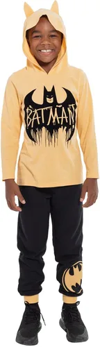 Vista 2 de DC Comics Conjunto de sudadera con capucha y pantalones de Batman de la Liga de la Justicia