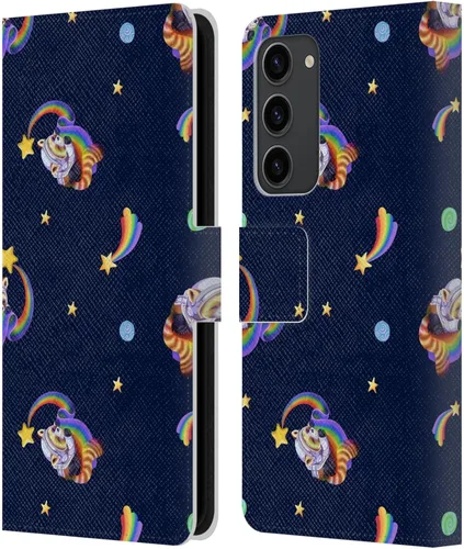 Vista 16 de Head Case Designs Officially Licensed Carla Morrow Colorful Space Dice Patterns Leather Wallet Case Compatible with Samsung Galaxy A07 4G