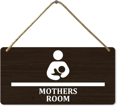 Vista 11 de Letrero decorativo de madera para colgar en la puerta delantera, 5 x 10 pulgadas, divertido letrero para timbre de puerta Sign01