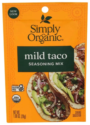 Vista 8 de Simply Organic Salsa de mezcla de guacamole, orgánica certificada 4 onzas Paquete de 6