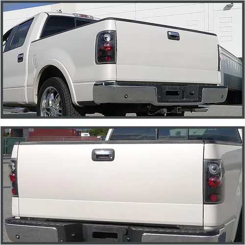Vista 7 de SPEC-D TUNING Luces traseras con carcasa negra Compatibles con Ford F150 F-150 Styleside 2004-2008, conjunto de lámparas traseras izquierda + derecha