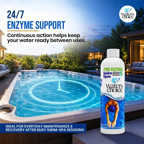 Vista 7 de Waters Choice Enzimas para spas de natación, tratamiento de agua de spa para spas de natación de 1000 a 2000 galones, específicamente formuladas