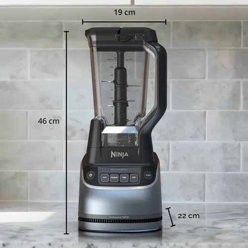 Vista 10 de Ninja UltraCrush Pro Sistema de cocina, 1500 W, licuadora de 72 onzas, plata, BP401