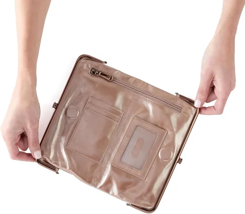 Vista 17 de HOBO Cartera de mano de cuero Lauren para mujer