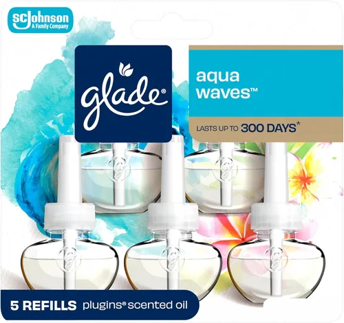 Vista 33 de Glade PlugIns - Repuestos de ambientador, aceites esenciales perfumados para el hogar y el baño, aroma Apple Cinnamon, 3.35 onzas líquidas, 5