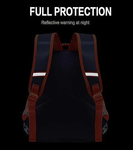 Vista 3 de oukke Mochila escolar para niños pequeños, mochila escolar 3D cómic, impermeable, ligera, para estudiantes de primaria, mochila escolar para niños