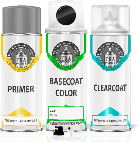 Vista 14 de ERA Paints 223 - Caviar Metallic para LEXUS Exact Match Automotive Touch Up Paint Spray - Kit esencial 2K