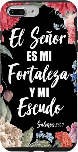 Vista 12 de El Señor ES Mi Fortaleza - Funda con versículo bíblico cristiano español para iPhone 17